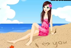 Girl Games, Beach Girl Love Letter, Games-kids.com