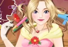 Princess Games, Beautiful Princess Hair Salon, Games-kids.com