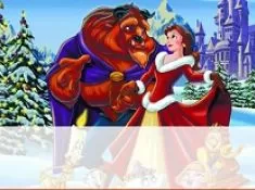 Beauty and The Beast Games, Beauty and the Beast Christmas Jigsaw, Games-kids.com