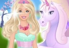 Barbie Games, Beauty and Unicorn, Games-kids.com