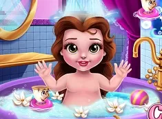 Beauty and The Beast Games, Beauty Baby Bath, Games-kids.com