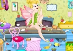 Tinkerbell Games, Bedroom Cleaning, Games-kids.com