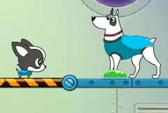 Space Dog Familly Games, Belka and Strelka Dogs in Space, Games-kids.com