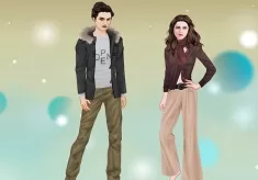 Celebrities Games, Bella and Edward Dress Up, Games-kids.com