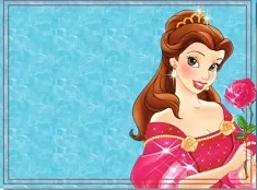 Beauty and The Beast Games, Belle and a Rose Puzzle, Games-kids.com