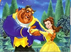 Beauty and The Beast Games, Belle and the Beast Dancing Puzzle, Games-kids.com