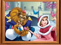 Beauty and The Beast Games, Belle and the Beast Sort My Tiles, Games-kids.com