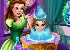 Beauty and The Beast Games, Belle Baby Wash, Games-kids.com