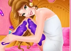 Beauty and The Beast Games, Belle Legs Spa, Games-kids.com