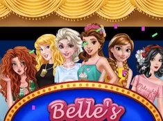 Princess Games, Belle Movie Night, Games-kids.com