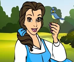 Beauty and The Beast Games, Belle Peek a Boo Forest, Games-kids.com