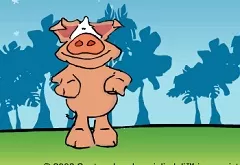 Animal Games, Belle the Pig, Games-kids.com