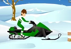 Ben 10 Games, Ben 10 Snow Biker, Games-kids.com