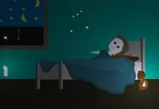 Adventure Games, Benjamin in the Dark, Games-kids.com