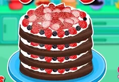 Cooking Games, Berry Sponge, Games-kids.com