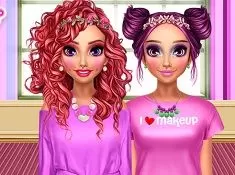 Girl Games, Bff Pink Makeover, Games-kids.com