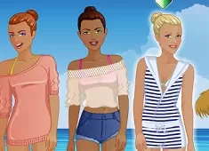 Dress Up Games, BFF Studio Surfing Girls, Games-kids.com