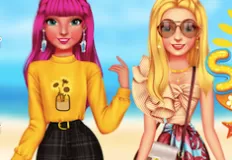 Girl Games, Bff Summer Shine Look, Games-kids.com