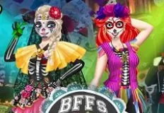 Princess Games, Bffs Day of the Dead, Games-kids.com