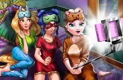 Princess Games, BFFs Sleepover Selfie, Games-kids.com