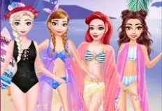 Princess Games, Bffs Summer Holiday Swimwear Fashion, Games-kids.com