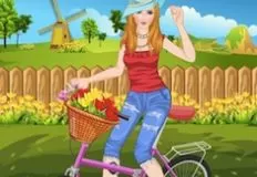 Girl Games, Bicycle Girl, Games-kids.com