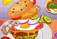 Cooking Games, Biggest Burger Challenge, Games-kids.com