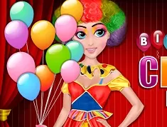 Girl Games, Birthday Clown Makeover, Games-kids.com