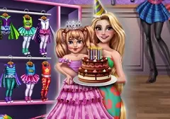 Rapunzel Games, Birthday Dress Up Party, Games-kids.com