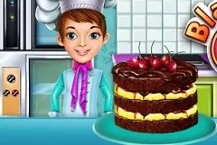 Cooking Games, Black Forest Cake, Games-kids.com