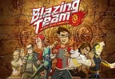 Blazing Team Games, Blazing Team Jigsaw, Games-kids.com