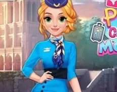 Rapunzel Games, Blonde Princess Cabin Crew Makeover, Games-kids.com