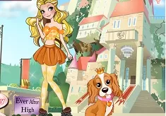 Ever After High Games, Blondie Lockes Pet Day at School, Games-kids.com