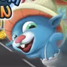 Adventure Games, Blue Mushroom Cat Run, Games-kids.com