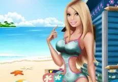 Barbie Games, Bonnie Weekend on the Beach, Games-kids.com