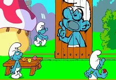 Smurfs Games, Brainy Bad Day, Games-kids.com