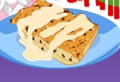 Cooking Games, Bread Pudding with Vanilla Sauce, Games-kids.com