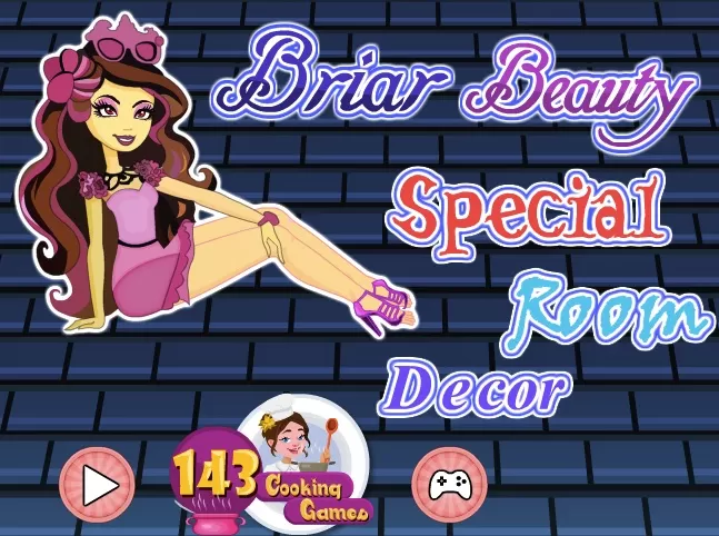 Ever After High Games, Briar Beauty Special Room Decor, Games-kids.com
