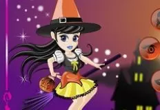 Witch Games, Broomstick Witch, Games-kids.com