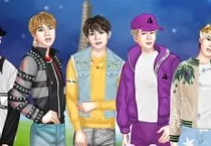 Celebrities Games, BTS World Tour, Games-kids.com