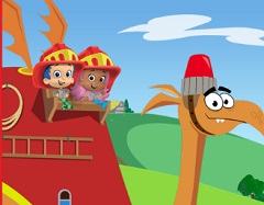 Bubble Guppies Firefighter Knight To The Rescue - Bubble 