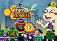 Teen Titans Games, Bumblebee Robot Rescue, Games-kids.com