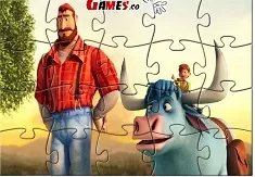 Bunyan and Babe Games, Bunyan and Babe Jigsaw, Games-kids.com