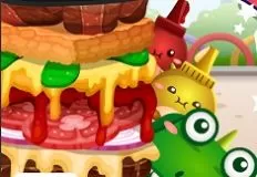 Cooking Games, Burger Rush, Games-kids.com