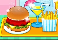 Cooking Games, Burger Shop Fast Food, Games-kids.com