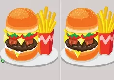 Differences Games, Burgers Difference World, Games-kids.com