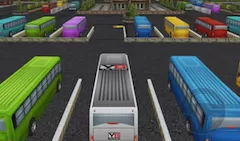 Cars Games, Bus Parking 3D World, Games-kids.com