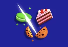 Puzzle Games, Cake Slice Ninja, Games-kids.com