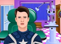 Captain America Games, Captain America Eye Care, Games-kids.com