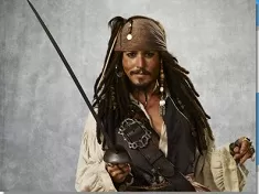 Pirates of the Caribbean Games, Captain Sparrow Puzzle, Games-kids.com